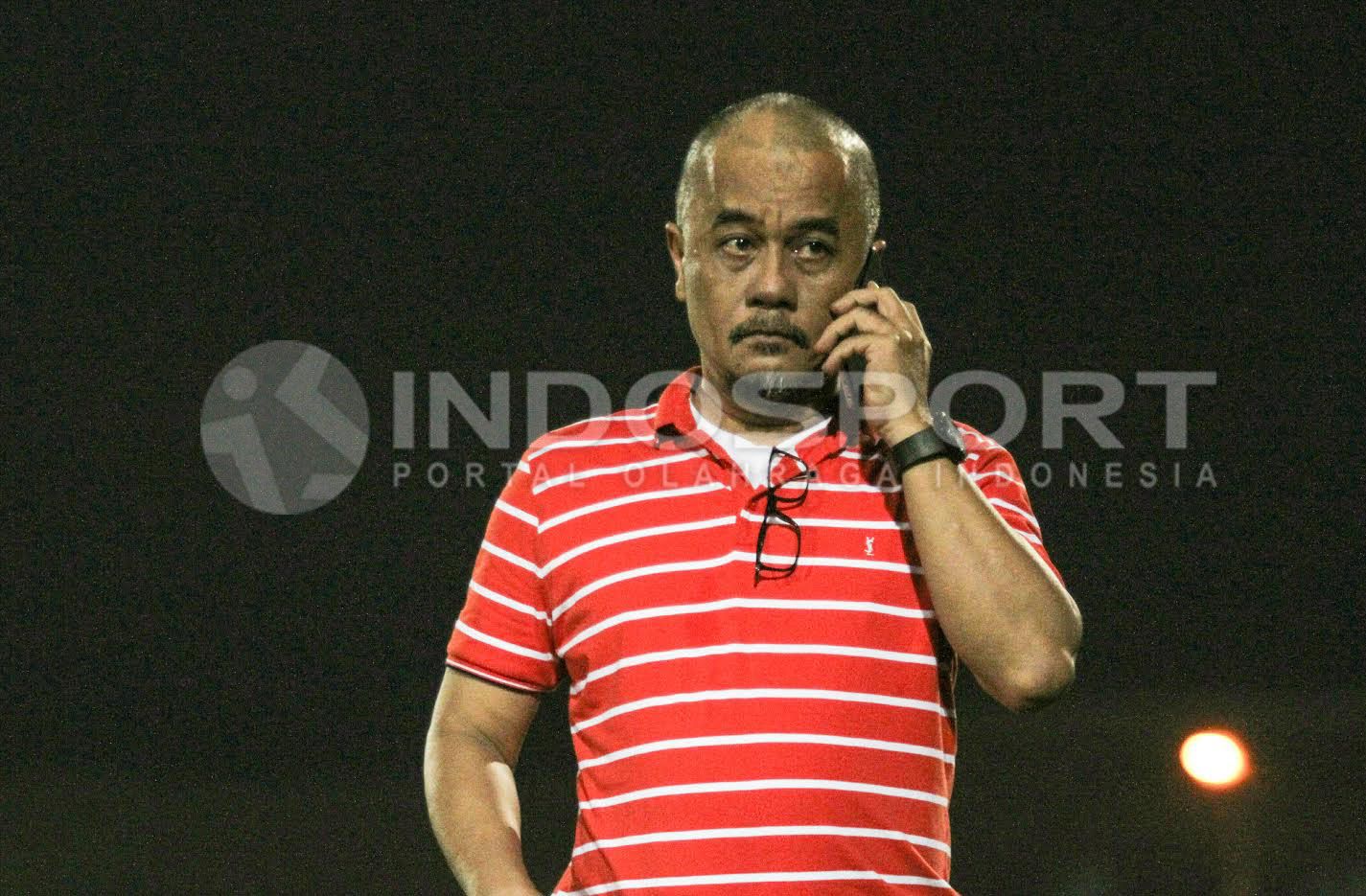 Manajer Madura United, Haruna Soemitro. Copyright: © Ian Setiawan/INDOSPORT
